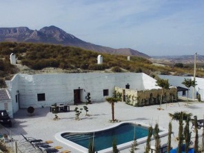 3 Bedroom Cave House with Pool and Hot Tub near Benamaurel, Andalucia, Spain